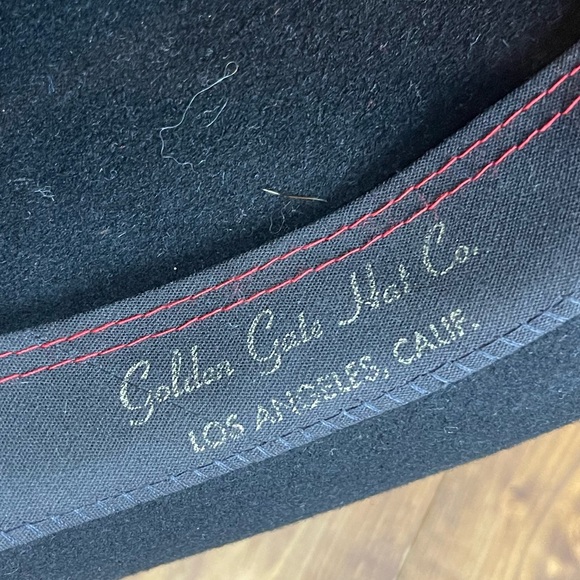 Golden gate hat co black wool cowgirl hat size medium - Picture 9 of 9